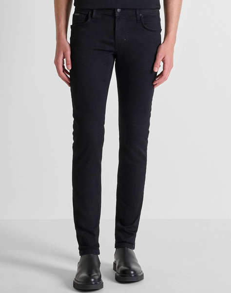 ANTONY MORATO MMDT00241FA7504111W01863 MIN OF 12 JEANS OZZY TAPERED FIT IN ICONIC BASIC BLACK STAY BLACK DENIM MEN''S TROUSERS