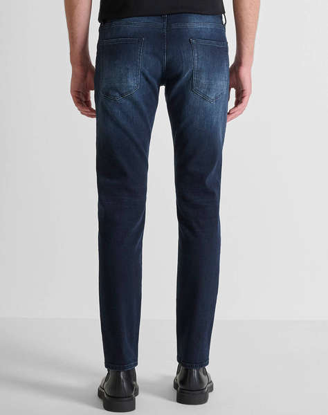 ANTONY MORATO MMDT00282FA7506011W02123 MIN OF 10 JEANS KURT COMFORT TAPERED FIT IN ICONIC BLUE OD DENIM MEN''S TROUSERS