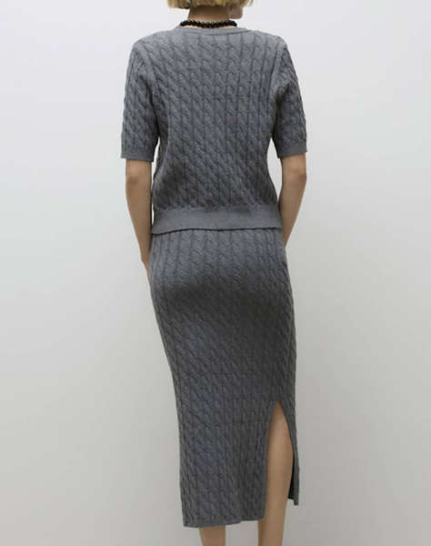 AWARE AWLORELLA 2/4 CREW NECK KNIT TOP NOOS