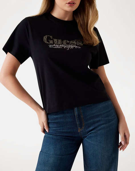 GUESS CN SL GUESS TOUR DATES TEE ДАМСКА БЛУЗА
