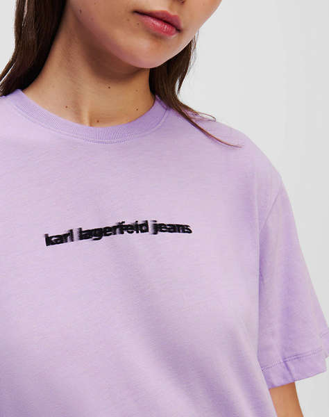 KARL LAGERFELD JEANS KLJ REG BLUR LOGO TEE