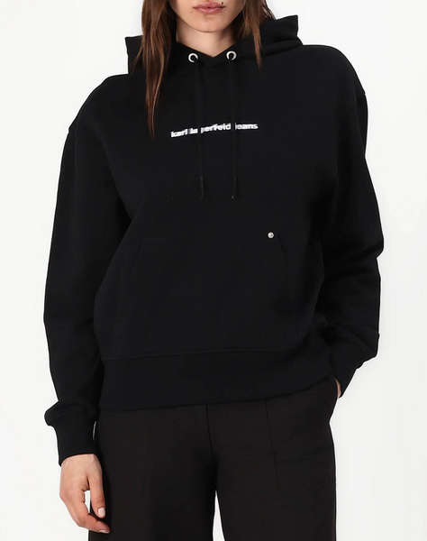 KARL LAGERFELD JEANS KLJ RELAX FLOWER HOODIE