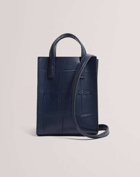 TED BAKER GATOCON Croc Effect Mini Icon Bag (Размери: 14 x 18 x 5см.)
