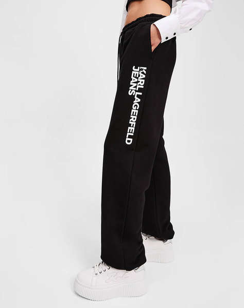 KARL LAGERFELD JEANS KLJ TEXT LOGO SLIM SWEATPANT