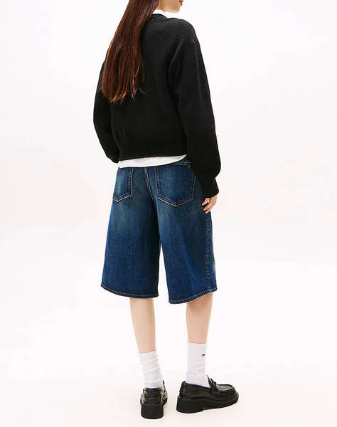 TOMMY JEANS TJW MELANGE FLAG SWEATER RIB EXT