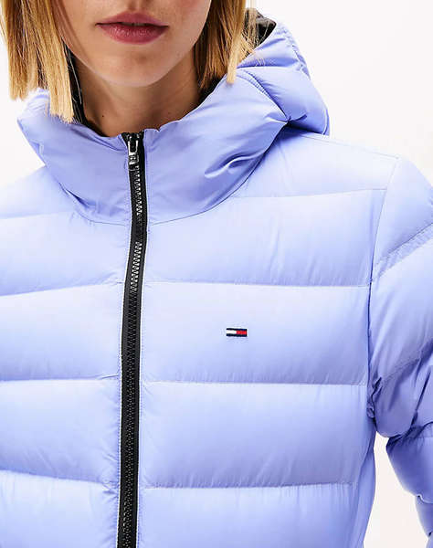 TOMMY JEANS TJW SLIM HOOD PRNT DOWN JCKT EXT