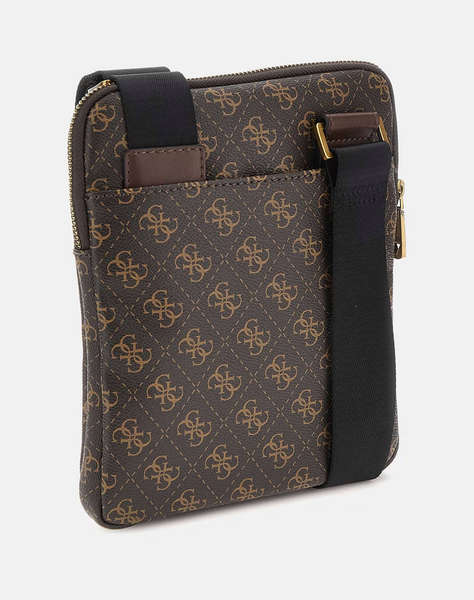 GUESS MILANO CROSSBODY FLAT МЪЖКА ЧАНТА(Размери: 19 x 23 x 2см.)
