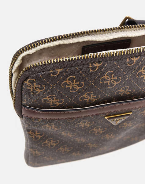 GUESS MILANO CROSSBODY FLAT МЪЖКА ЧАНТА(Размери: 19 x 23 x 2см.)