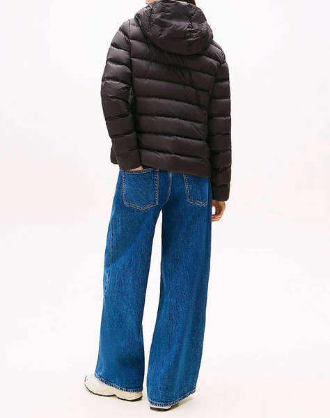 TOMMY JEANS TJW SLIM HOOD PRNT DOWN JCKT EXT