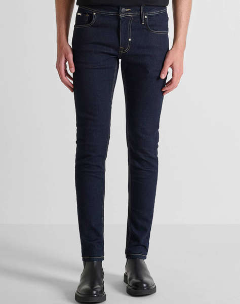 ANTONY MORATO MMDT00241FA7505111W01907 MIN OF 12 JEANS OZZY TAPERED FIT IN ICONIC BASIC BLUE DENIM MEN''S TROUSERS