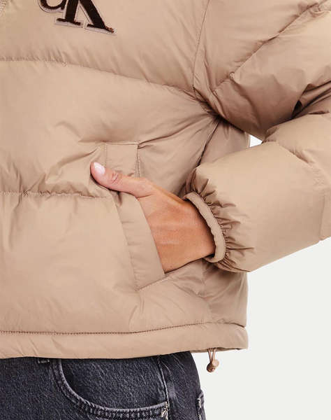 CALVIN KLEIN JEANS GRAPHIC LOGO PUFFER JACKET