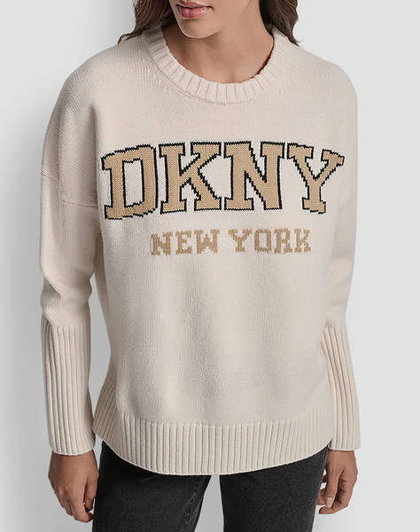 DKNY DJ4R0362 LOGO ДЪЛЪГ ПУЛОВЕР DKNY