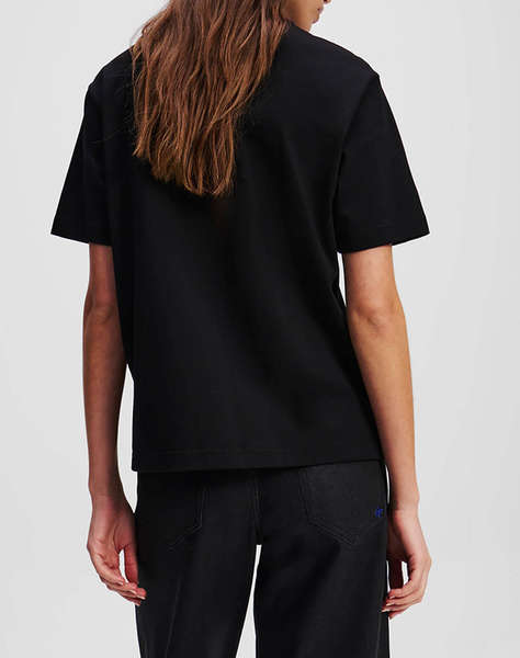 KARL LAGERFELD JEANS KLJ REG FLOWER COLOUR TEE