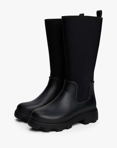 TOMMY HILFIGER FLAG LONG RAINBOOT WARM LINING