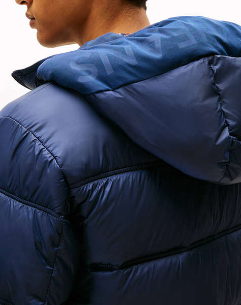 TOMMY JEANS TJM HOODED LOGO PUFFER EXT