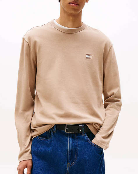 TOMMY JEANS TJM REG BADGE TEE LS