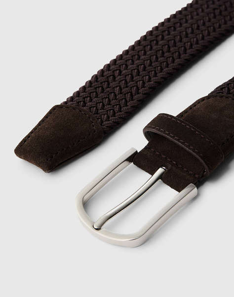 SELECTED SLHTOM BRAIDED TEXTILE BELT