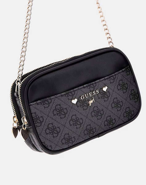 GUESS CROSSBODY CAMERA BAG ДЕТСКА ЧАНТА GIRL (Размери: 5 x 11 x 17.5см.)