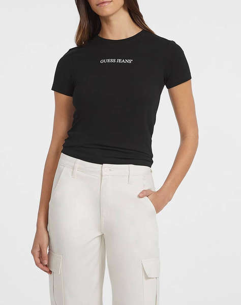 GUESS JEANS GJ SS CN SLIM LOGO PRINT TEE ДАМСКА ТЕНИСКА