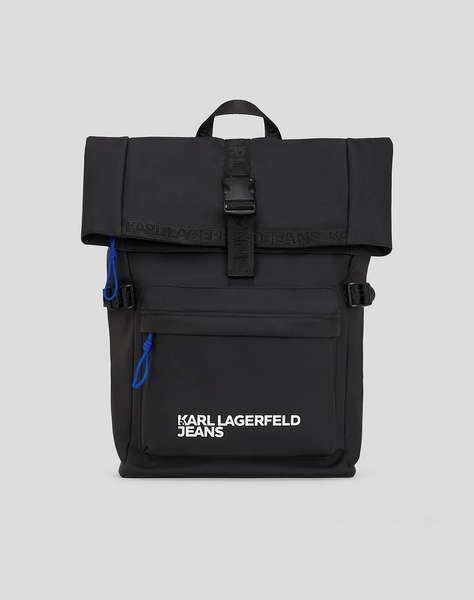 KARL LAGERFELD JEANS KLJ COATED PU BACKPACK (Размери; 30 x 50 x 12см.)