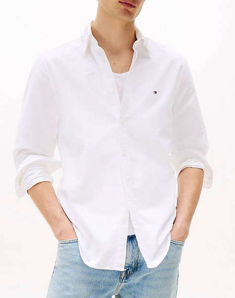 TOMMY HILFIGER SOLID HERITAGE OXFORD RF SHIRT