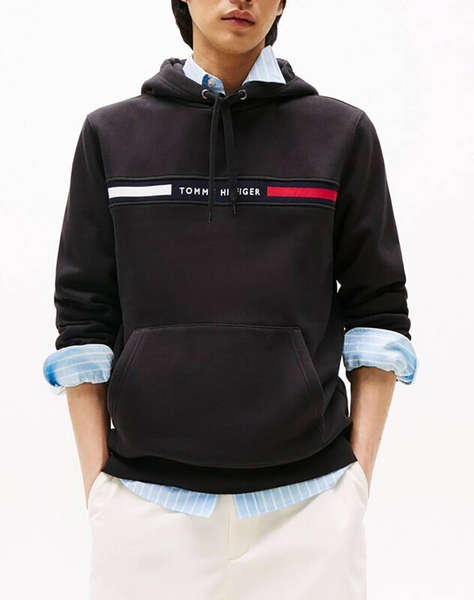 TOMMY HILFIGER HILFIGER CHEST INSERT HOODY