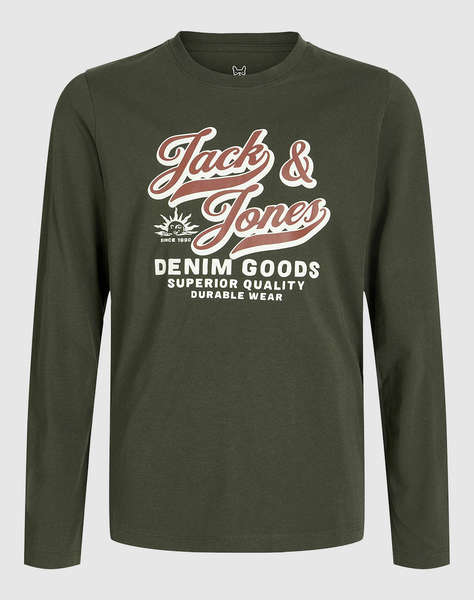 JACK&JONES JJELOGO TEE LS O-NEC 2 COL AW25 NOOS JNR