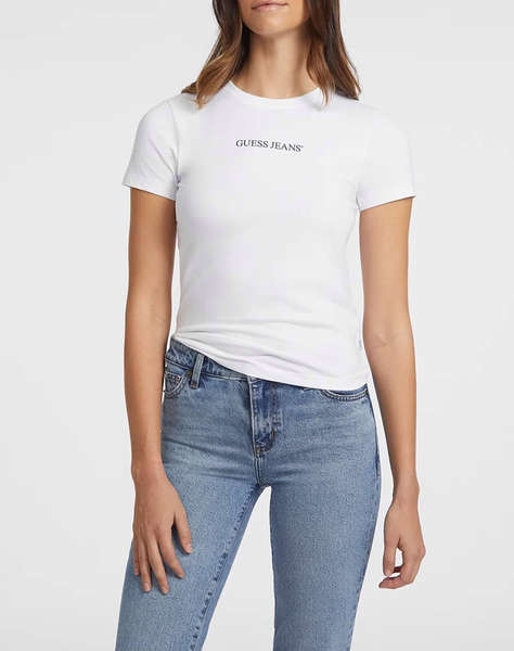 GUESS JEANS GJ SS CN SLIM LOGO PRINT TEE ДАМСКА ТЕНИСКА
