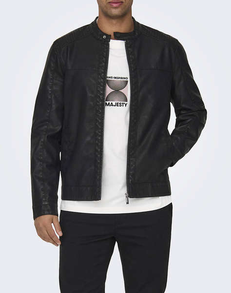 ONLY&SONS ONSMIKE PU RACER JACKET OTW NOOS