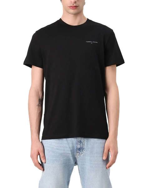 TOMMY JEANS TJM SLIM LINEAR CHEST TEE EXT
