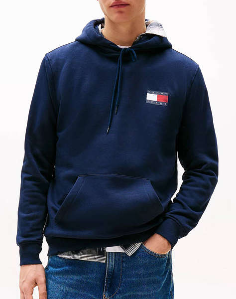 TOMMY JEANS TJM REG ESSENTIAL FLAG HOOD EXT