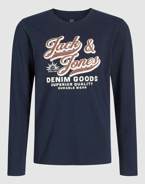 JACK&JONES JJELOGO TEE LS O-NEC 2 COL AW25 NOOS JNR