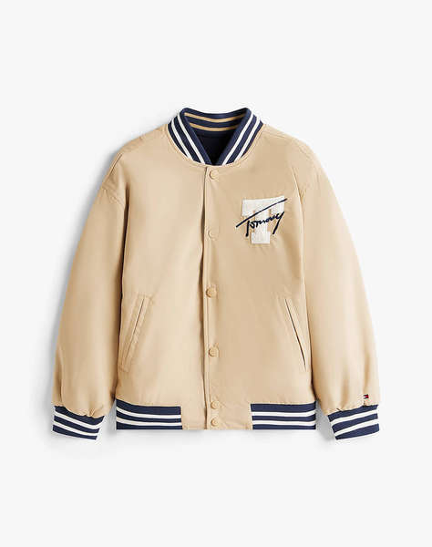 TOMMY HILFIGER REVERSIBLE BOMBER JACKET