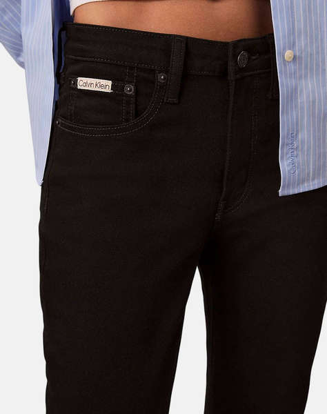 CALVIN KLEIN MID RISE SKINNY CK CLASSIC BLACK