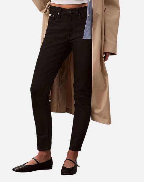 CALVIN KLEIN MID RISE SKINNY CK CLASSIC BLACK