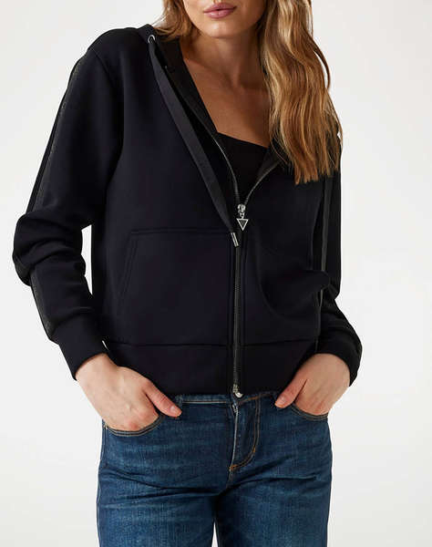 GUESS NEW HOODED SCUBA SWEATSHIRT ДАМСКА ЖИЛЕТКА
