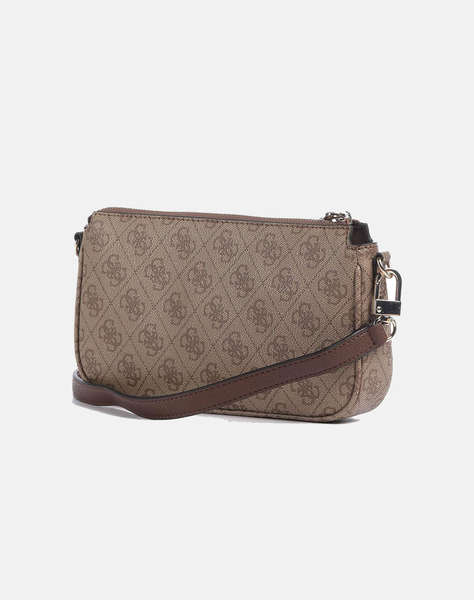 GUESS NOELLE II DBL POUCH CROSSBODY ДАМСКА ЧАНТА (Размери: 24 x 13 x 5см.)