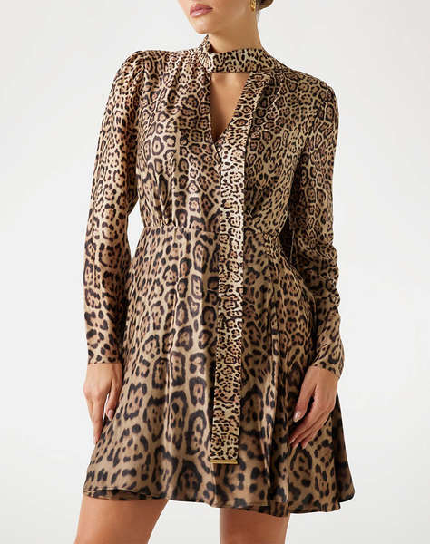 GUESS BY MARCIANO ALANIS WRAP W/TIE LS DRESS WOMEN''S DRESS