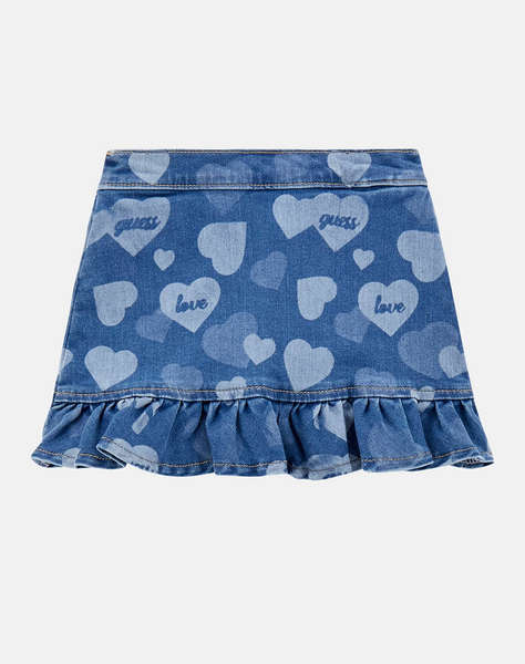 GUESS STRETCH DENIM SKIRT W/LASER ДЕТСКА ПОЛА GIRL