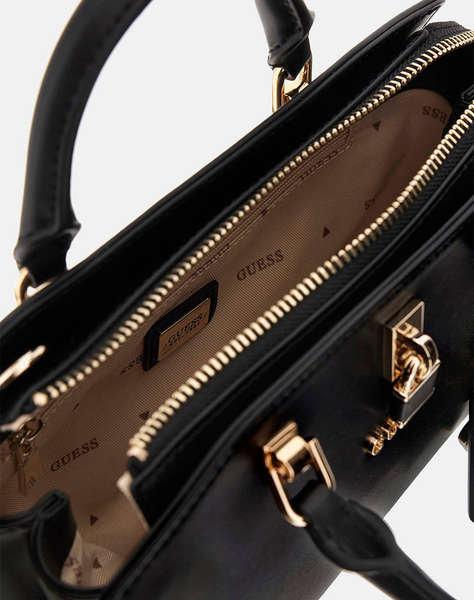 GUESS QUEENSLAND MINI SATCHEL ДАМСКА ЧАНТА (Размери: 22 x 14 x 8см.)