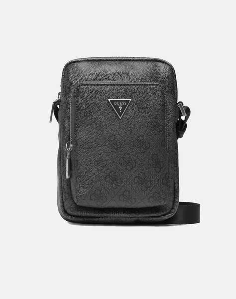 GUESS MILANO XBODY W FRONT POCKET МЪЖКА ЧАНТА (Размери: 14x 20 x 4см.)