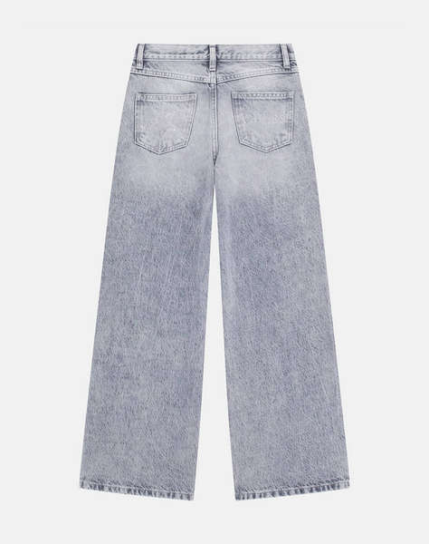 GUESS GREY RGD DNM 90S PANTS W/STARS ДЕТСКИ ПАНТАЛОНИ GIRL