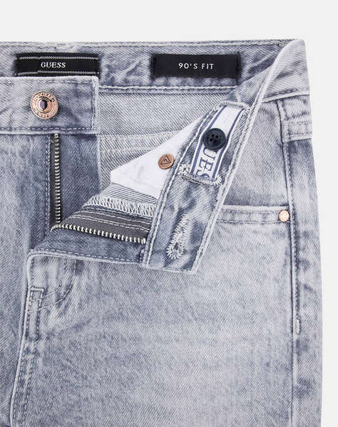 GUESS GREY RGD DNM 90S PANTS W/STARS ДЕТСКИ ПАНТАЛОНИ GIRL