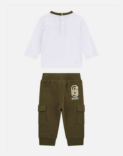 GUESS SET LS T-SHIRT + CARGO JOGGER SET CHILDREN BOY