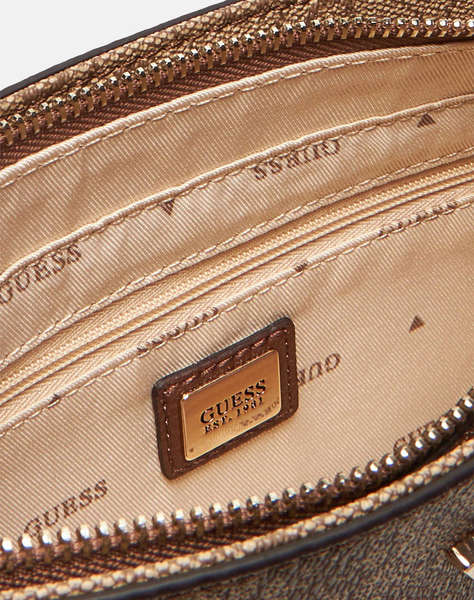 GUESS NOELLE II MINI TP ZP SHLDR BAG ДАМСКА ЧАНТА (Размери: 22 x 13 x 4см.)