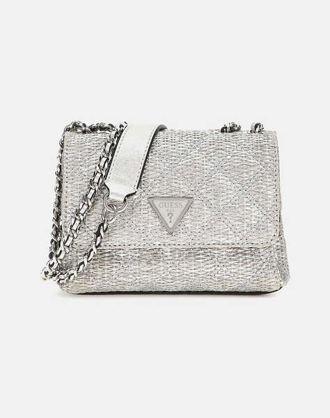 GUESS GIULLY II MINI 2 COMP CVRT FLP ДАМСКА ЧАНТА (Размери:18 x 12 x 6см.)