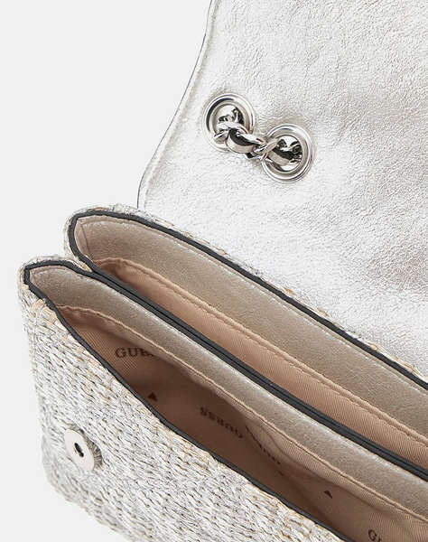 GUESS GIULLY II MINI 2 COMP CVRT FLP ДАМСКА ЧАНТА (Размери:18 x 12 x 6см.)