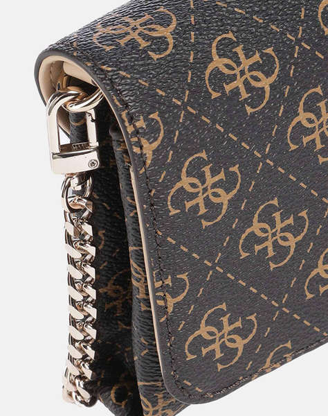 GUESS NOELLE II XBODY FLAP ORGANIZER ДАМСКА ЧАНТА (Размери: 21 x 11 x 3.5см.)