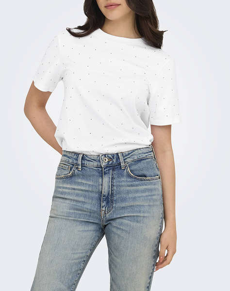 ONLY ONLMONJA S/S STUDS TEE JRS