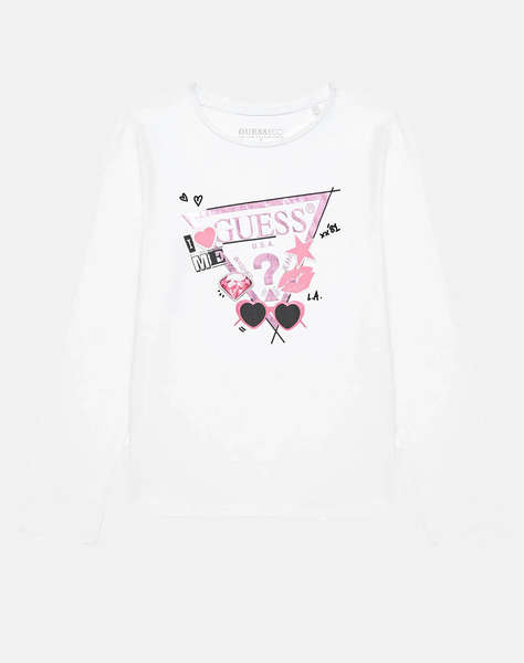 GUESS LS T-SHIRT ДЕТСКА БЛУЗА GIRL